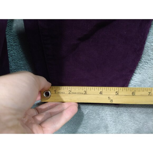 Torrid Pants Womens 18R Red Corduroy Bombshell Skinny Stretch High Rise Cotton - Picture 6 of 11